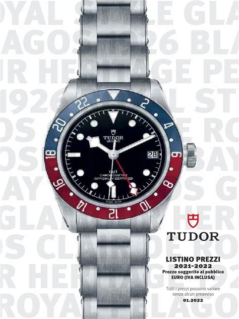 listino prezzi tudor|New Tudor Watches & Prices .